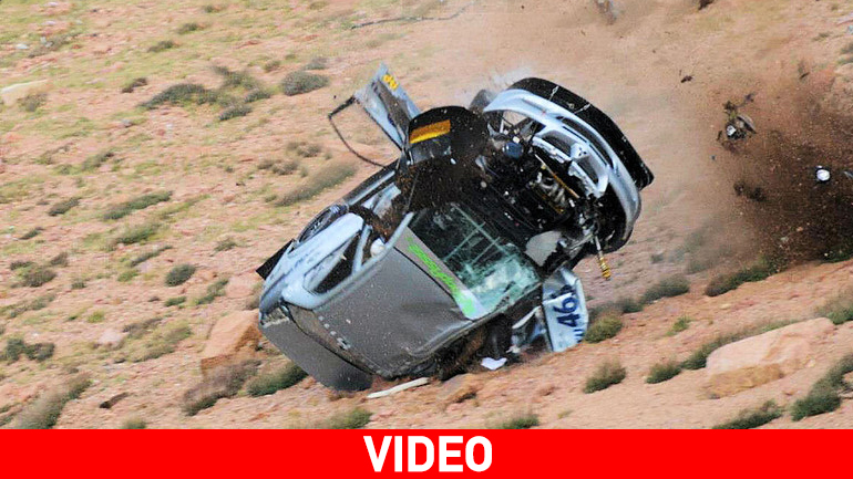 Σκληρές εικόνες από τη θρυλική ανάβαση Pikes Peak